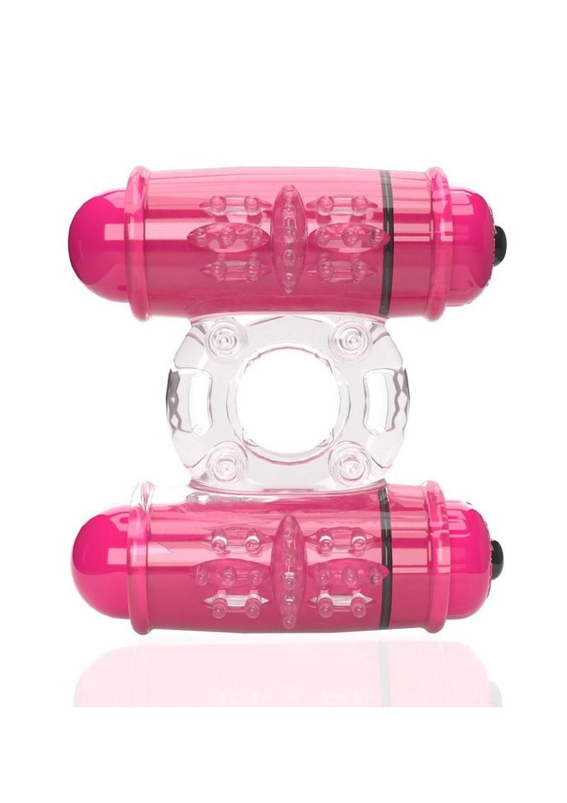 Double Wammy Silicone Dual Vibe Ring
