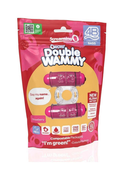 Double Wammy Silicone Dual Vibe Ring