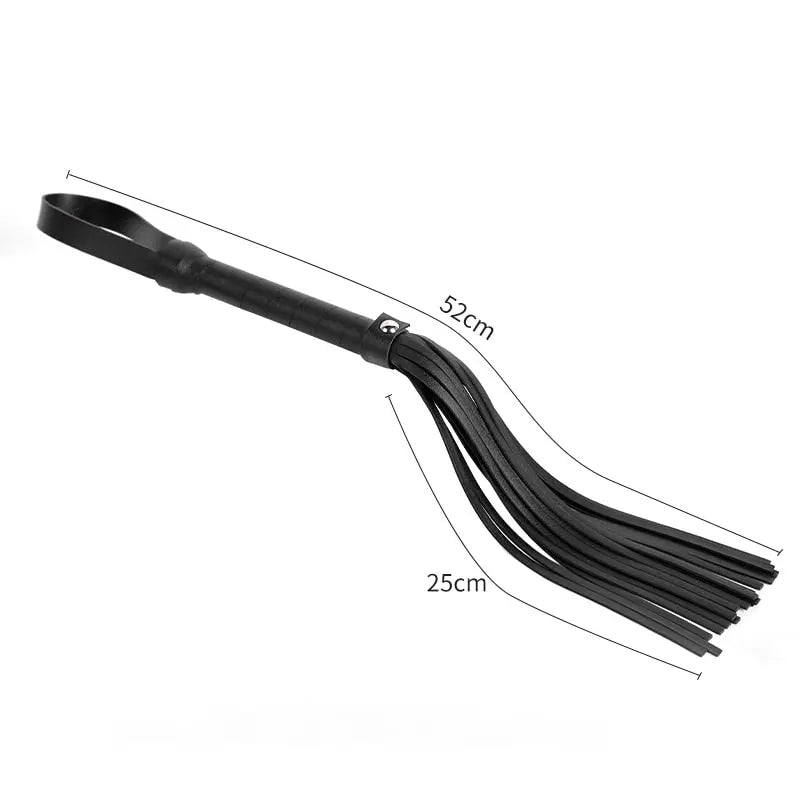 True Love Leather Flogger Black