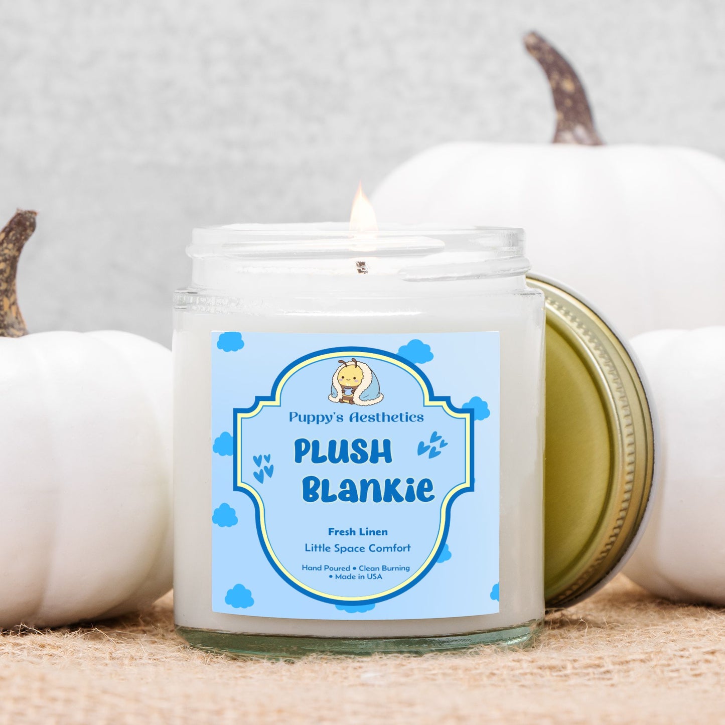 Plush Blankie - Fresh Linen 4oz