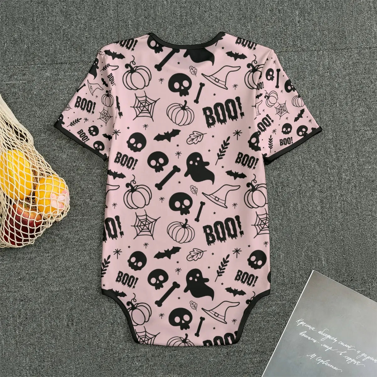 Pink Boo Adult Unisex Onesie - Image #5