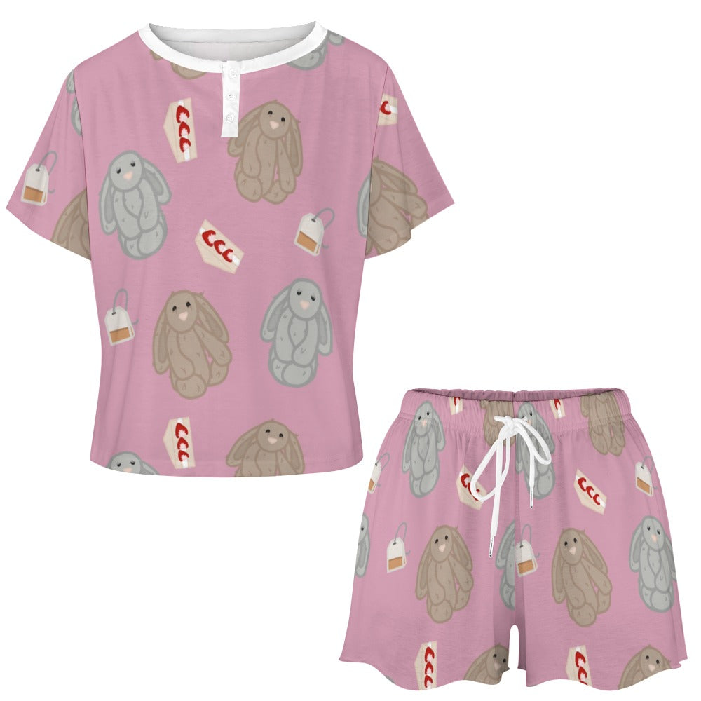 Tiny Tea Party 2PC Pajama Set