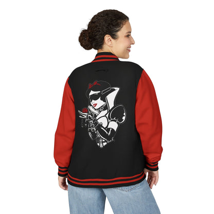 Snow White Unisex Heavyweight Letterman Jacket