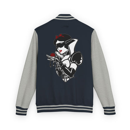 Snow White Unisex Heavyweight Letterman Jacket