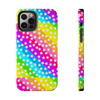 Starry Sprinkle Rainbow Tough iPhone Case