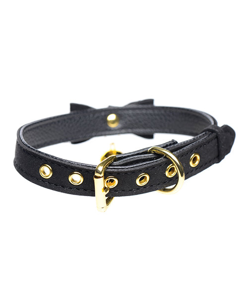 Velvet Night Kitty Bell Collar