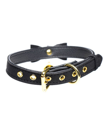 Velvet Night Kitty Bell Collar