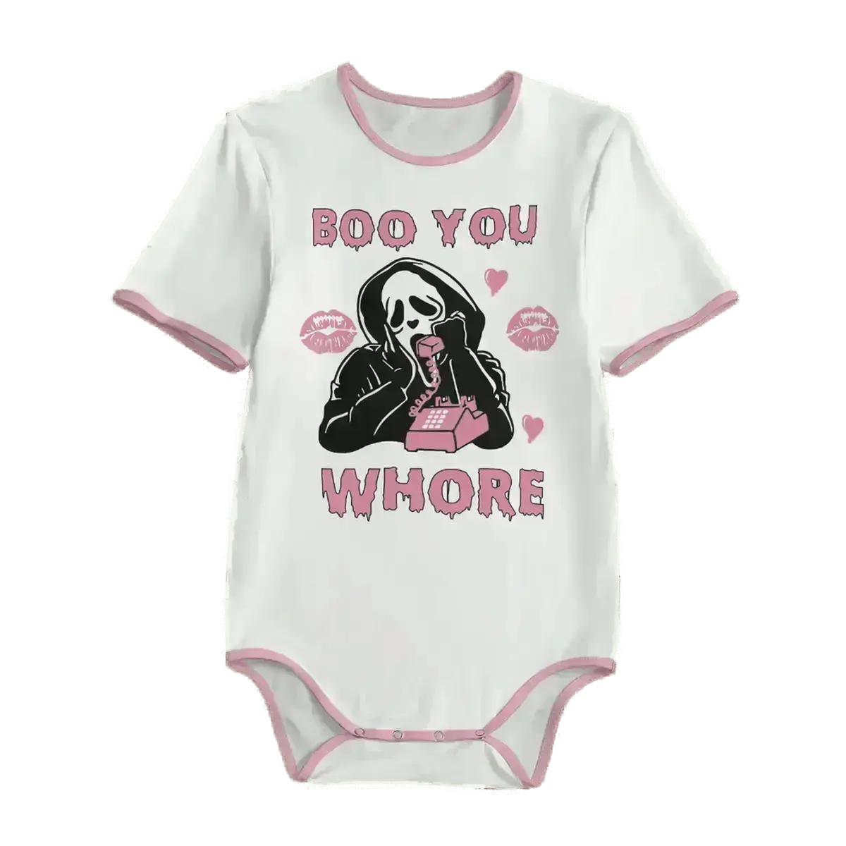 'Boo You Whore' Unisex Adult Onesie Bodysuit Puppy's Aesthetics