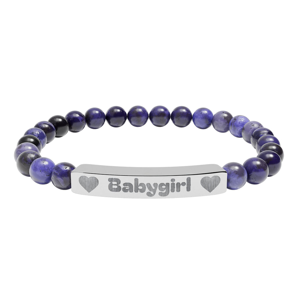 Babygirl Natural Stone Bracelet (Colors)