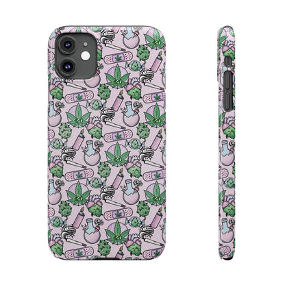Cute Cannabis iPhone Slim Case