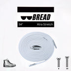 Soft Cloud White Elastic Shoelaces - Puppy's Aesthetics