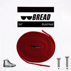 Cherry Bold Red Elastic Shoelaces - Puppy's Aesthetics