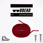 Cherry Bold Red Elastic Shoelaces - Puppy's Aesthetics