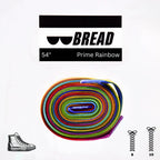 Sparkly Prime Rainbow Elastic Shoelaces - Puppy's Aesthetics
