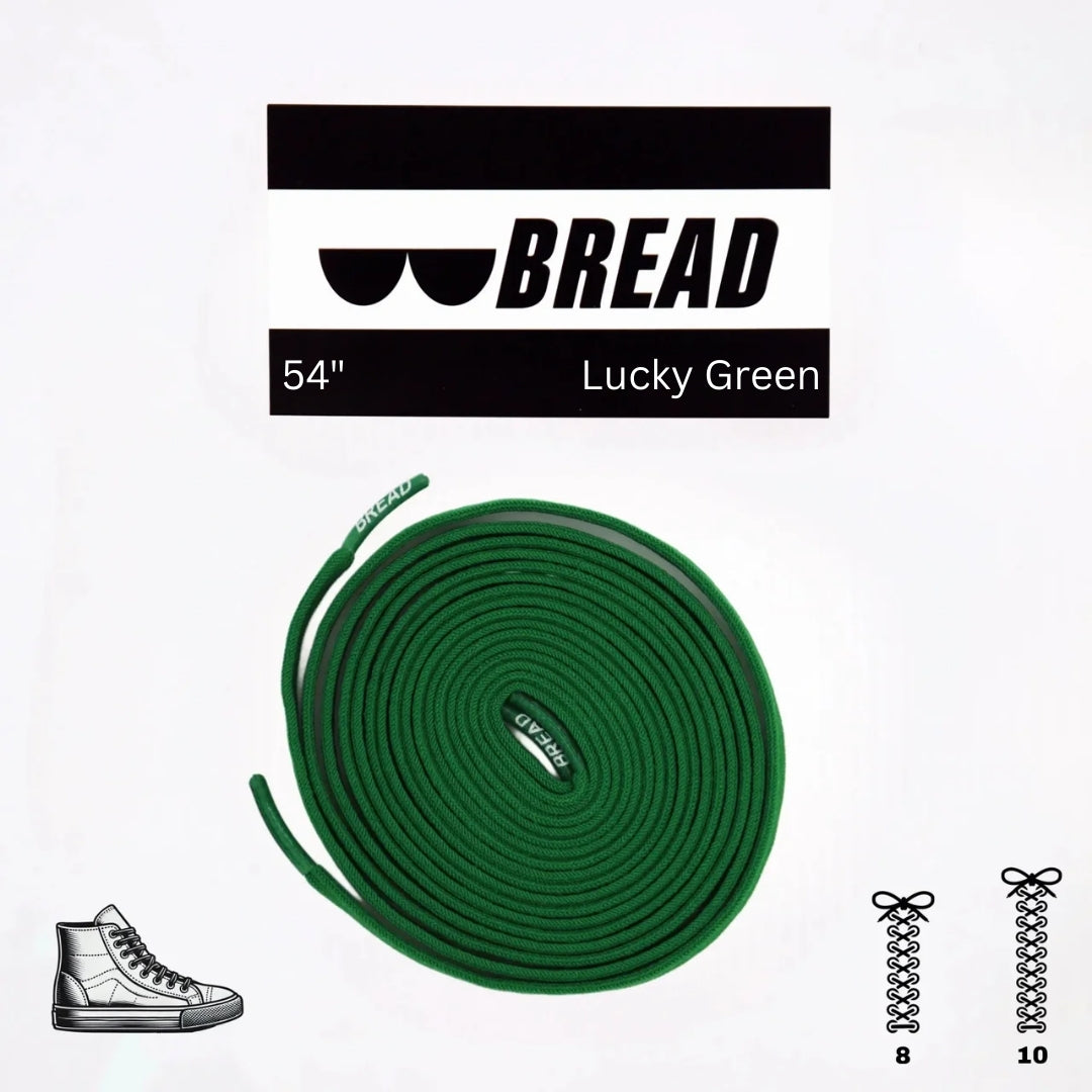 Fun Lucky Green Elastic Shoelaces - Puppy's Aesthetics