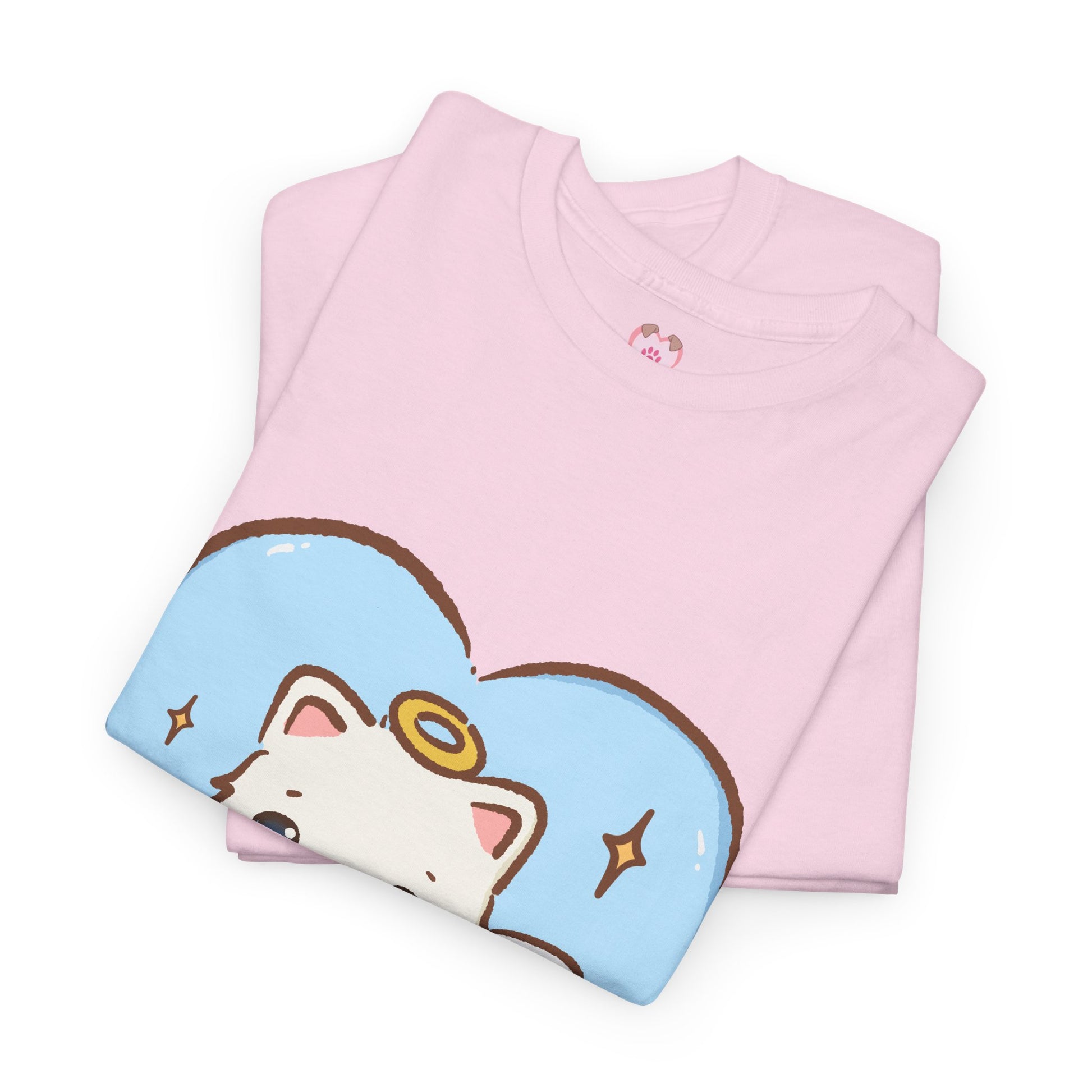 Adorable Angel Kitty Play Tee - Puppy's Aesthetics