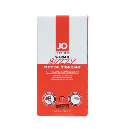 JO Warm & Buzzy Sensation Gel 0.34oz