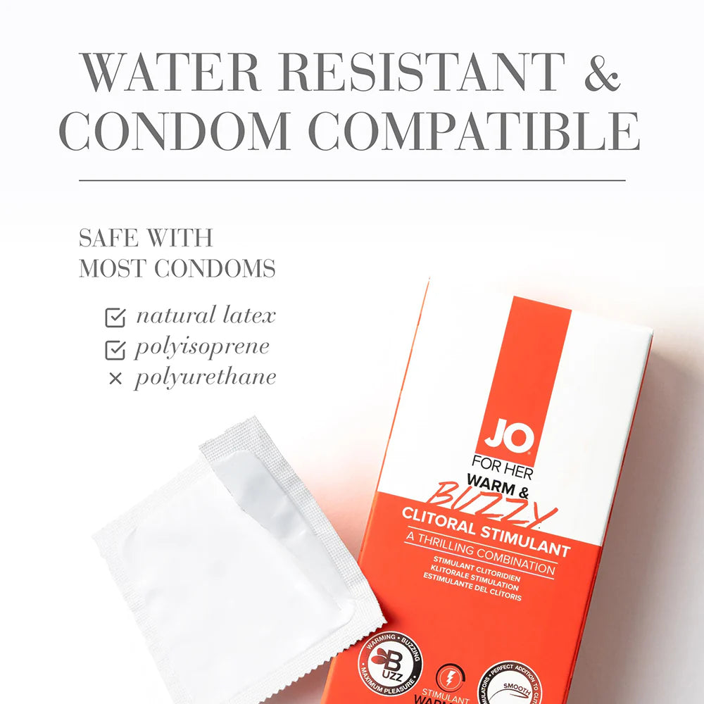 JO Warm & Buzzy Sensation Gel 0.34oz