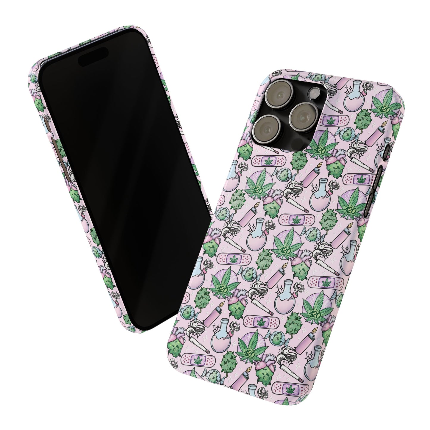 Cute Cannabis iPhone Slim Case