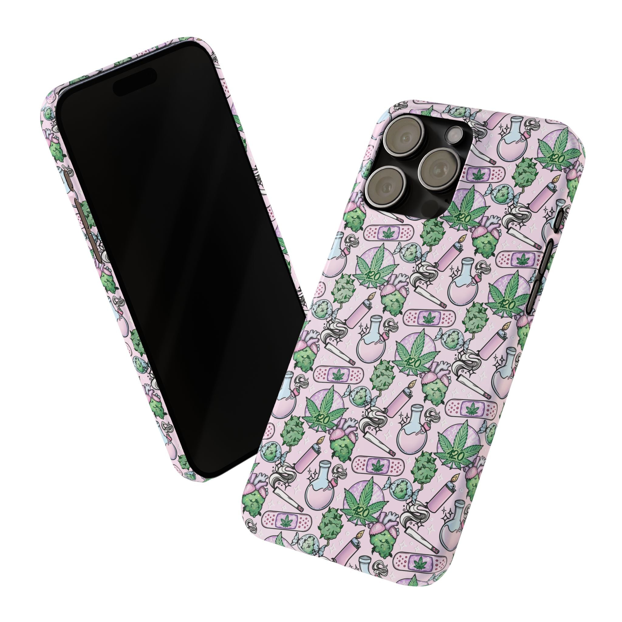 Cute Cannabis iPhone Slim Case