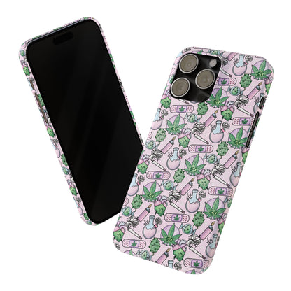 Cute Cannabis iPhone Slim Case
