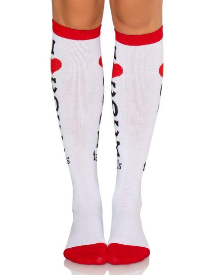 Cocktails Knee High Socks