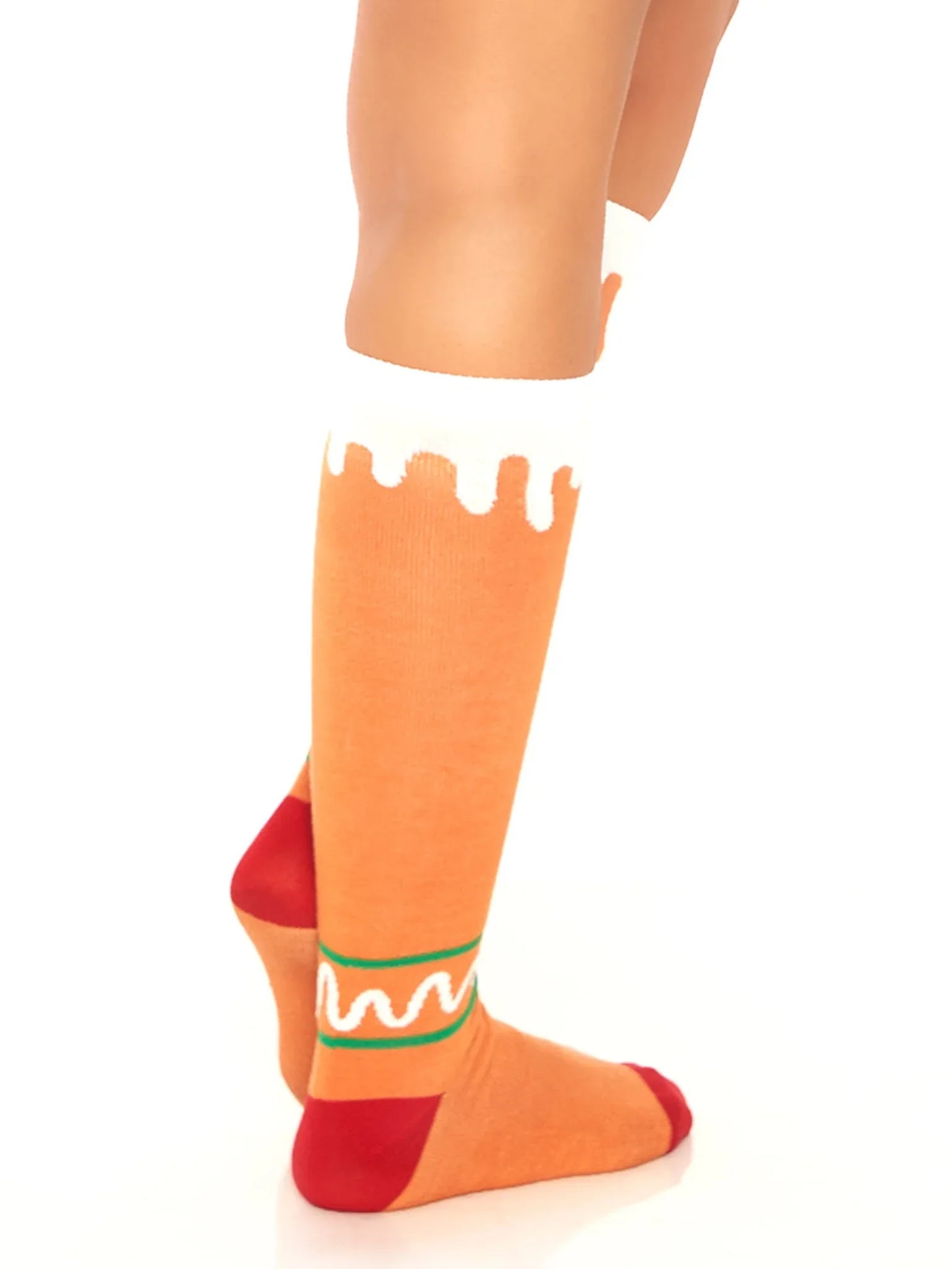Gingerbread Man Socks - Puppy's Aesthetics