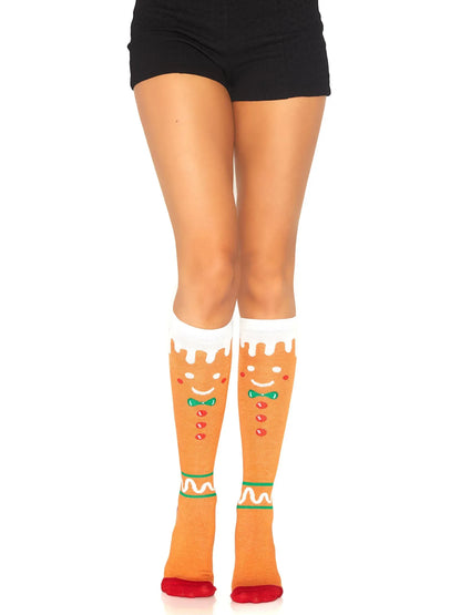 Gingerbread Man Socks - Puppy's Aesthetics