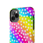 Starry Sprinkle Rainbow Tough iPhone Case