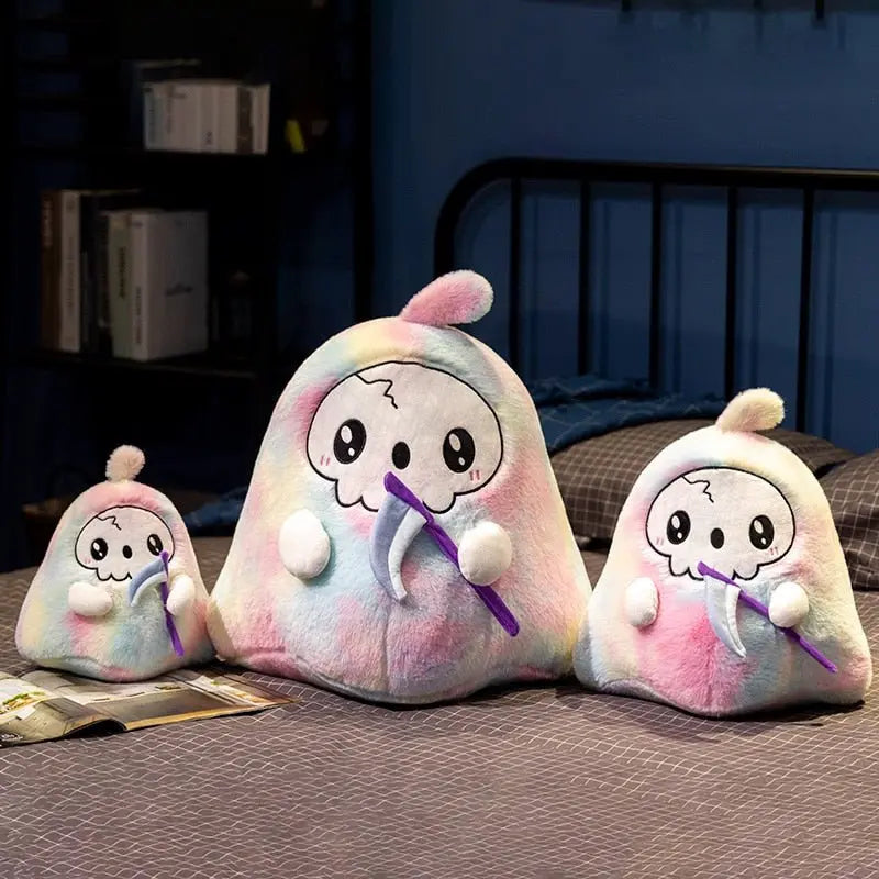 Kawaii Colorful Pastel Ghost Death Plushie