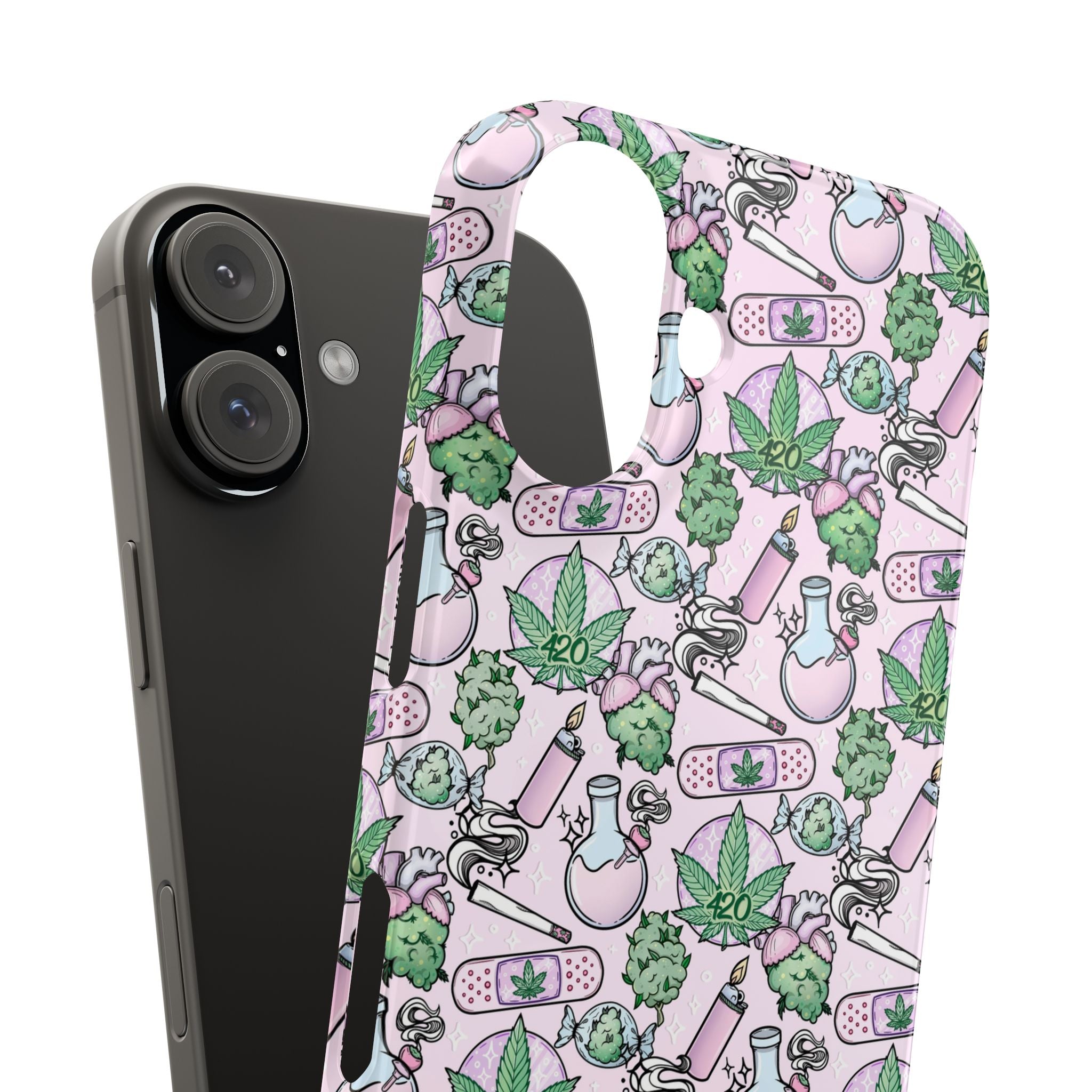 Cute Cannabis iPhone Slim Case
