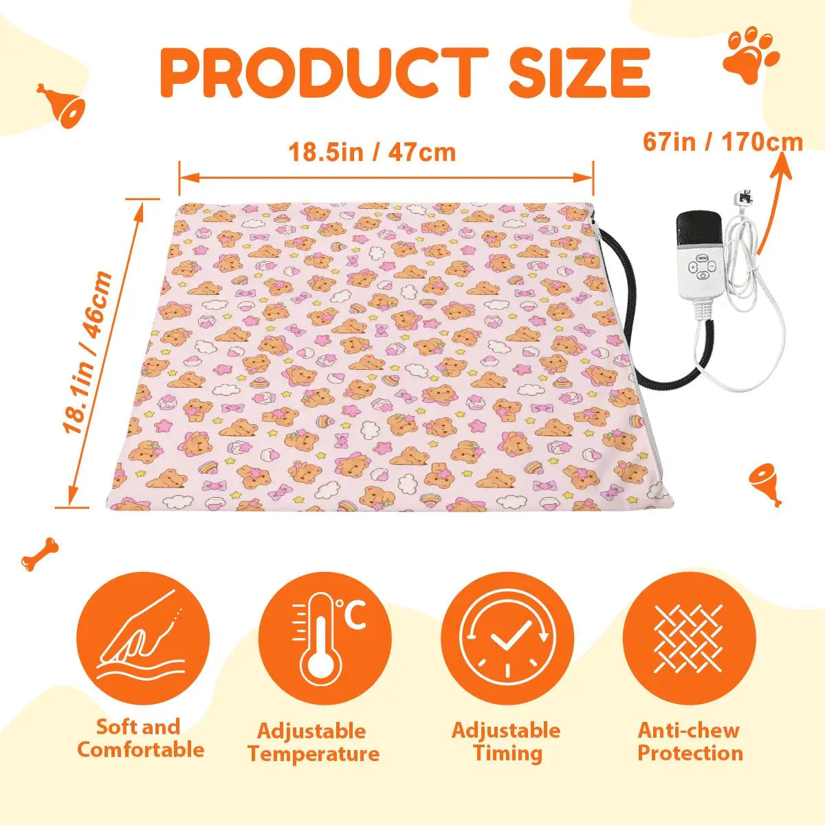 Bearly Adorable Snuggle Warmth Pad - Puppy's Aesthetics
