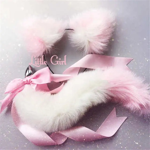 Kawaii Ears and Anal Tail Set (Colors) 1