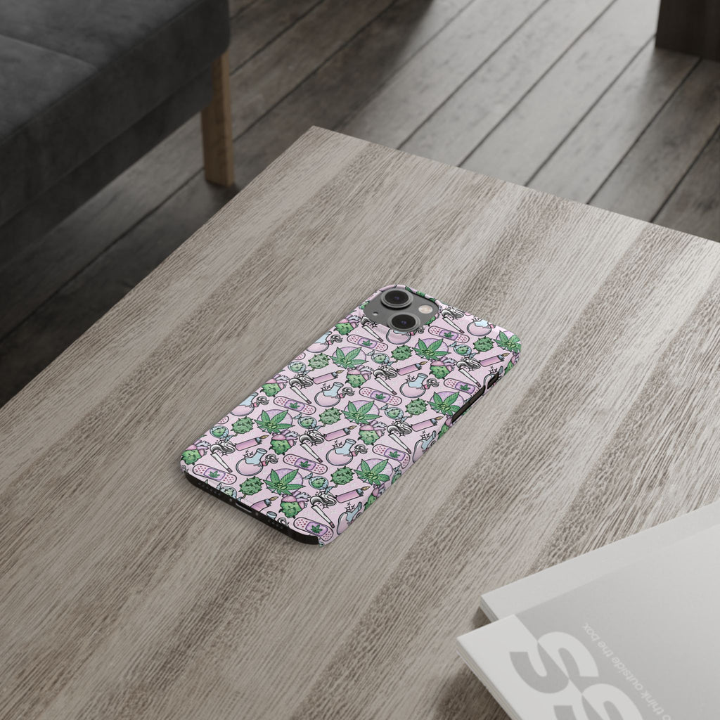 Cute Cannabis iPhone Slim Case