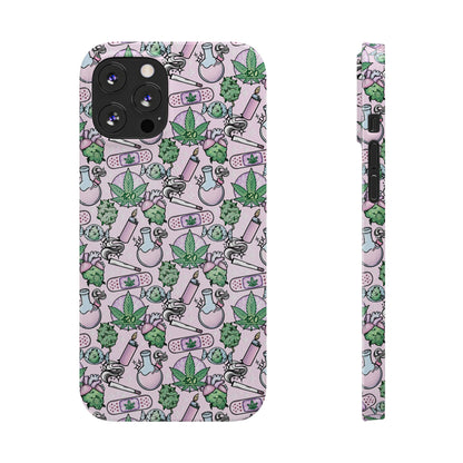 Cute Cannabis iPhone Slim Case