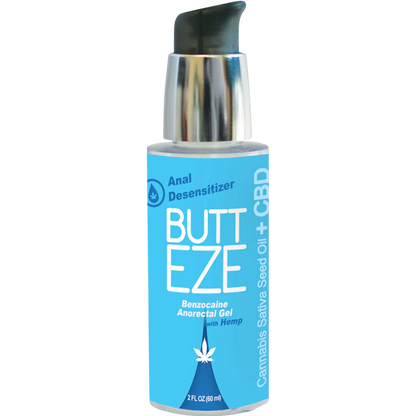 Butt Eze Anal Desensitizing Lubricant with Hemp Seed Oil