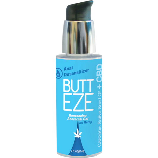 Butt Eze Anal Desensitizing Lubricant with Hemp Seed Oil