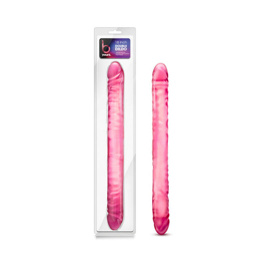 B Yours 18 " Double Dildo Pink