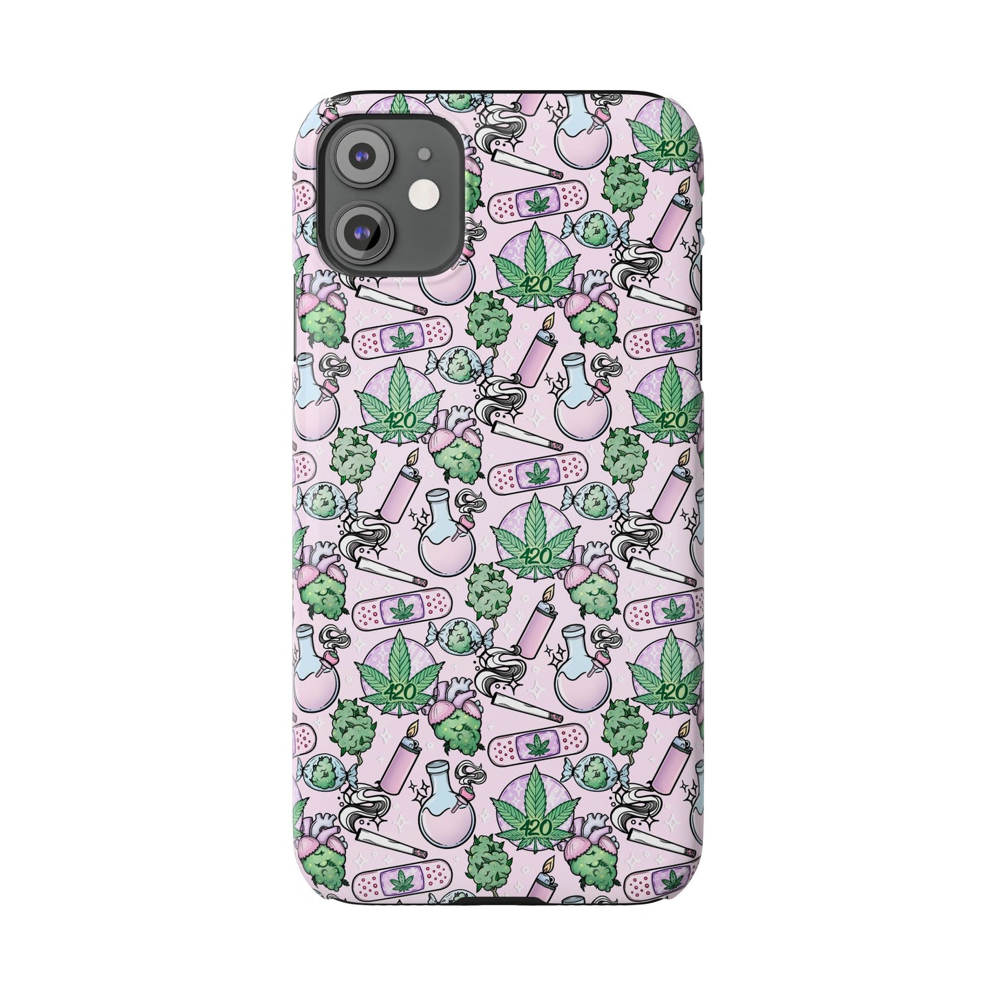 Cute Cannabis iPhone Slim Case