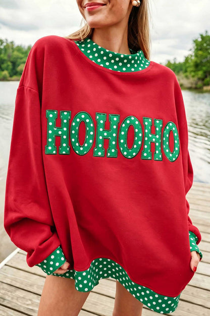 Polka Boo Oversized Sweatshirt