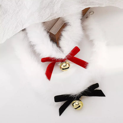 Cozy Christmas Bell Choker - Puppy's Aesthetics