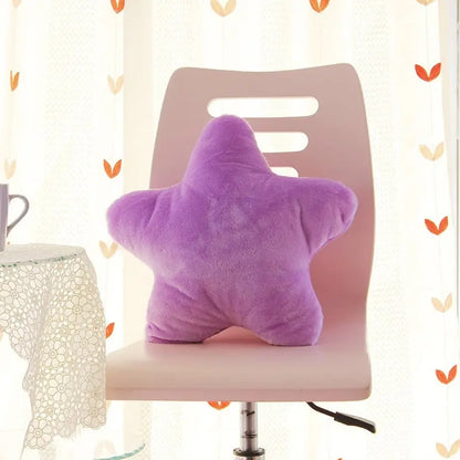 Soft Star Pillow Plushie Purple 40x40