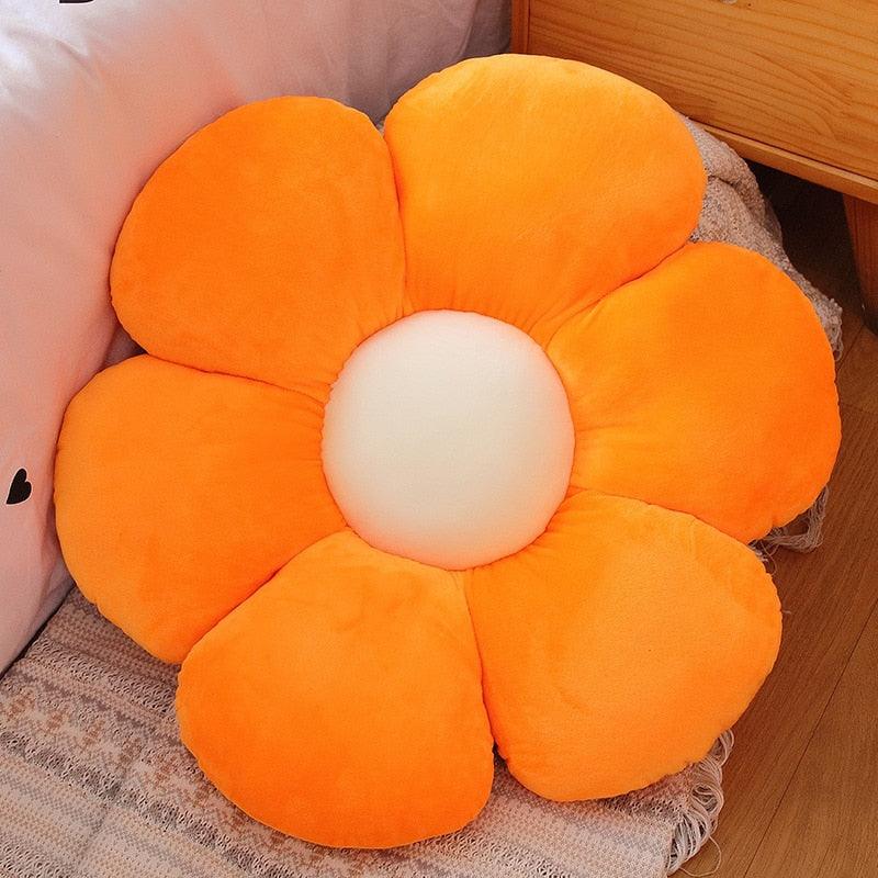 60-65cm Cute Flower Plush Throw Pillow Puppy's Aesthetics