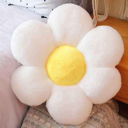 60-65cm Cute Flower Plush Throw Pillow Puppy's Aesthetics