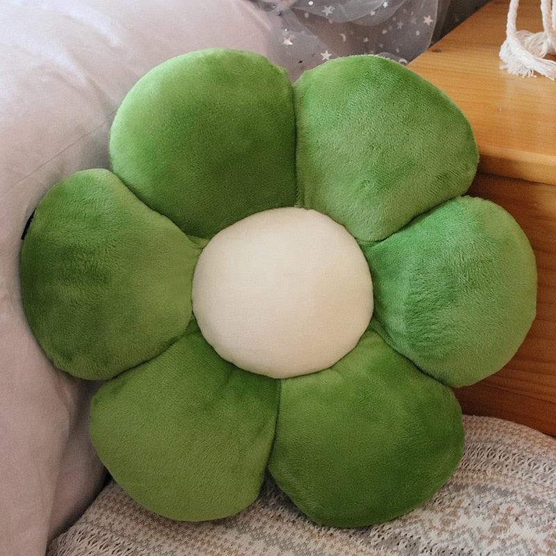 60-65cm Cute Flower Plush Throw Pillow Puppy's Aesthetics