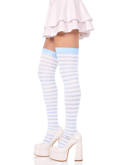 Cari Striped Stockings (Colors) - Puppy's Aesthetics