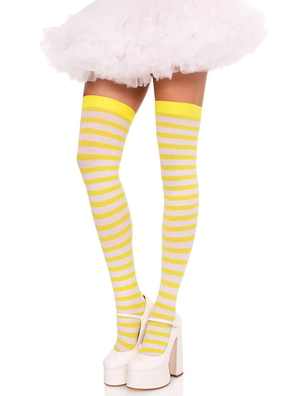 Cari Striped Stockings (Colors) - Puppy's Aesthetics