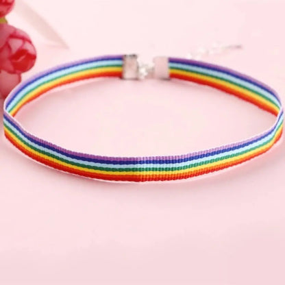 Rainbow LGBT Choker Necklace Choker necklace