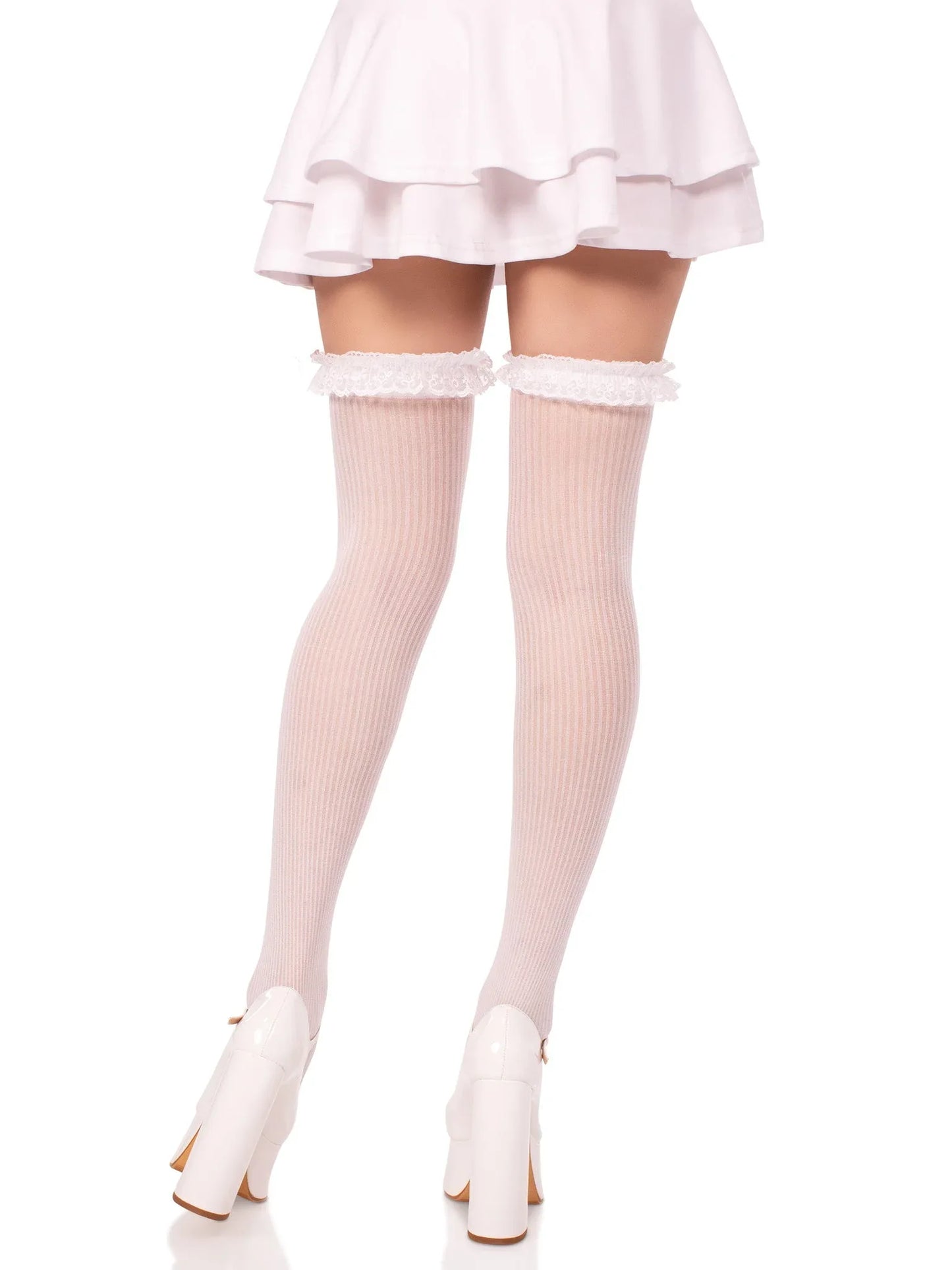 Calliope Striped Thigh Highs - Puppy's Aesthetics