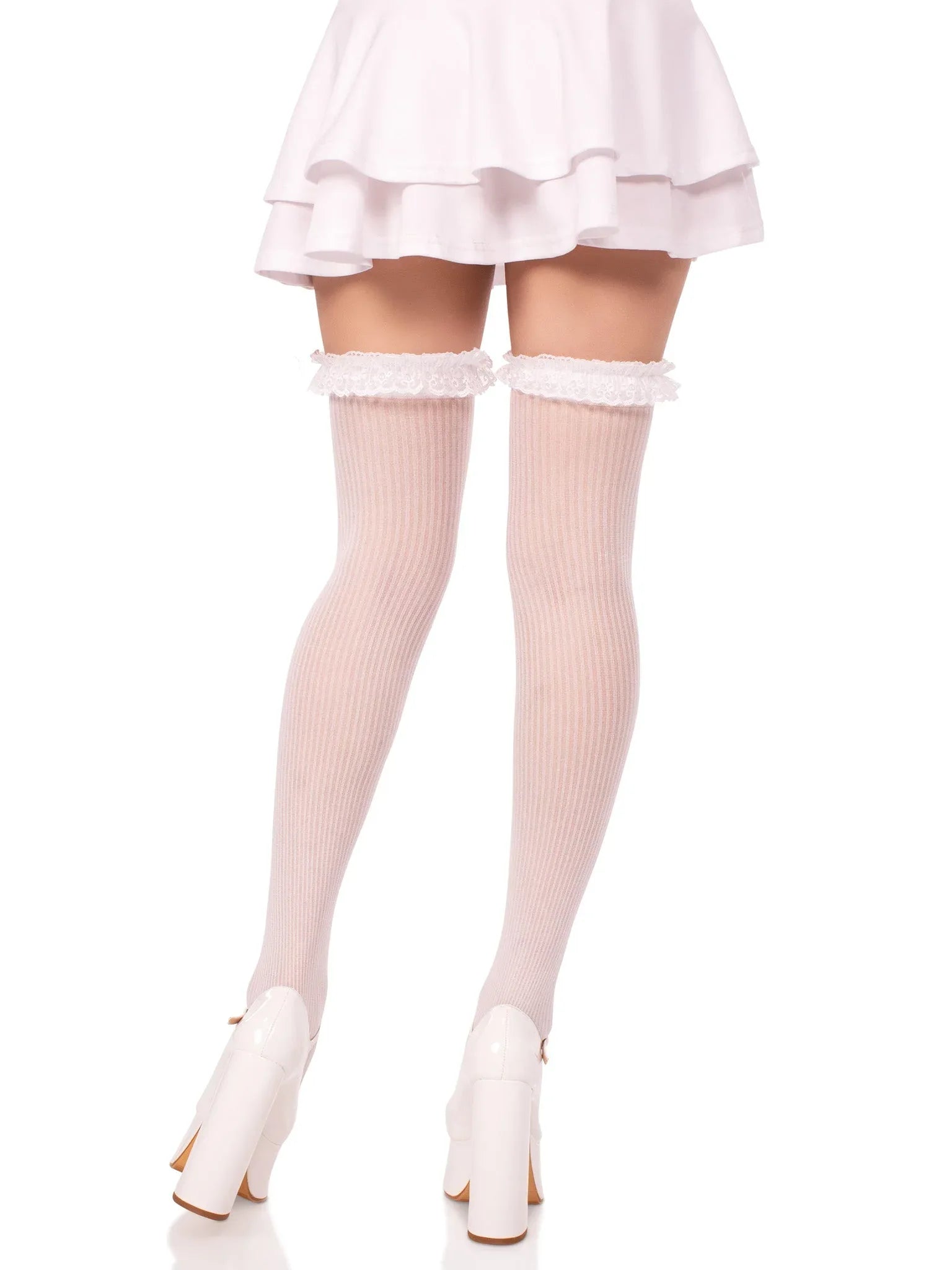 Calliope Striped Thigh Highs - Puppy's Aesthetics